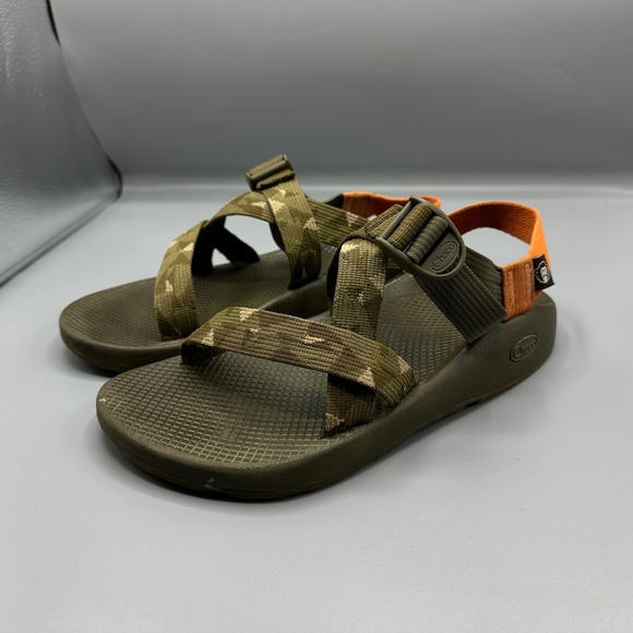 Howler Bros x Chaco Z1 Classic Sandals Mens 9 Camo Orange Limited Edition Collab